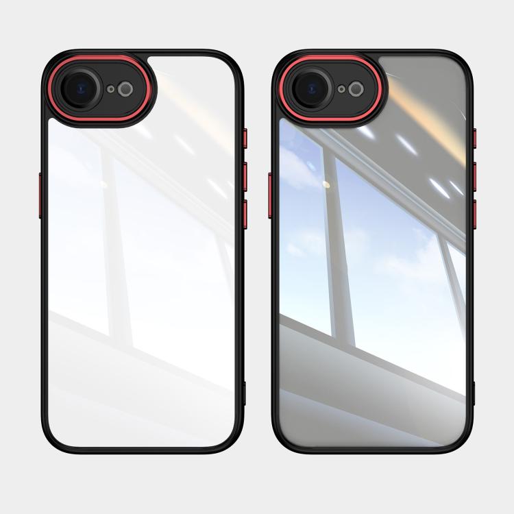 For iPhone 17e / 16e Acrylic Hybrid TPU Armor Shockproof Phone Case