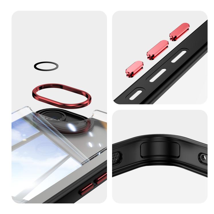 For iPhone 17e / 16e Acrylic Hybrid TPU Armor Shockproof Phone Case