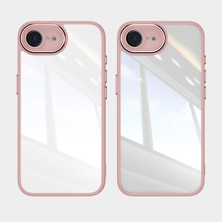 For iPhone 17e / 16e Acrylic Hybrid TPU Armor Shockproof Phone Case
