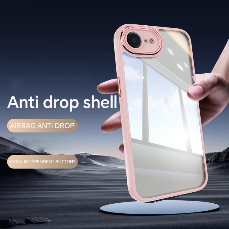 For iPhone 17e / 16e Acrylic Hybrid TPU Armor Shockproof Phone Case