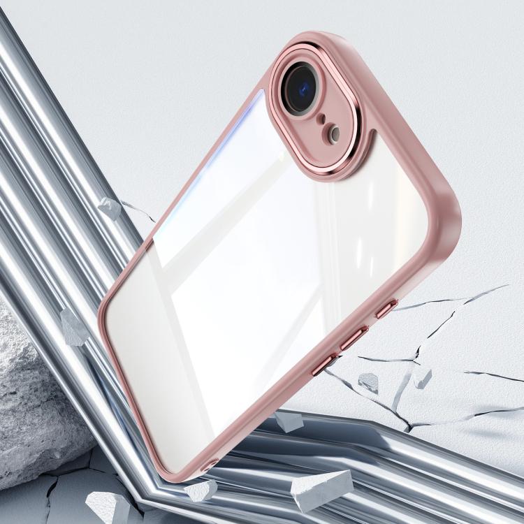 For iPhone 17e / 16e Acrylic Hybrid TPU Armor Shockproof Phone Case