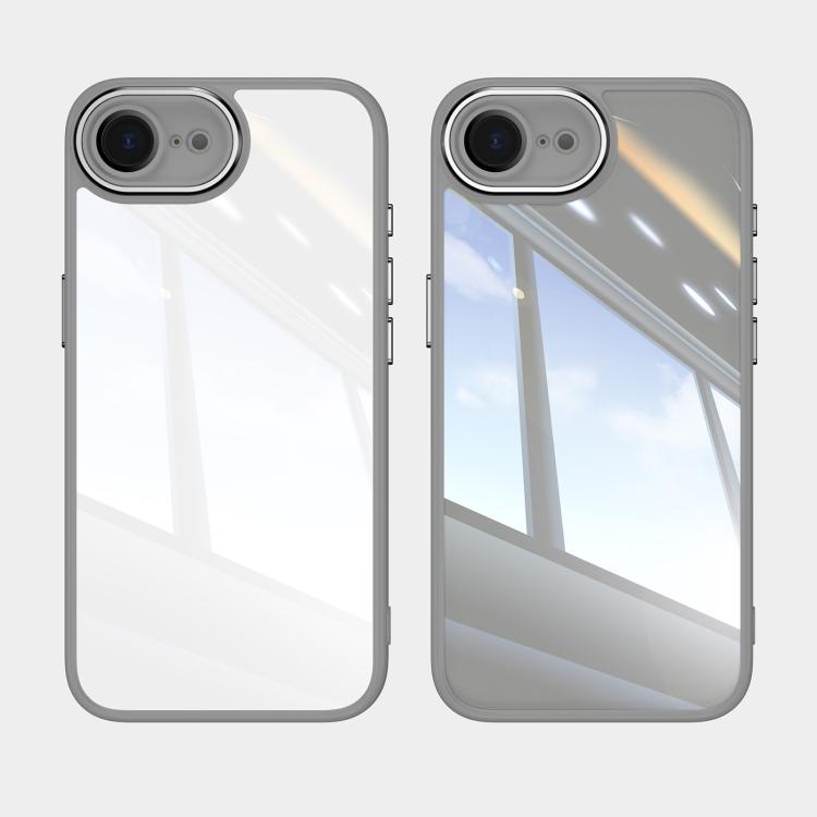 For iPhone 17e / 16e Acrylic Hybrid TPU Armor Shockproof Phone Case
