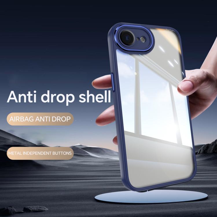 For iPhone 17e / 16e Acrylic Hybrid TPU Armor Shockproof Phone Case