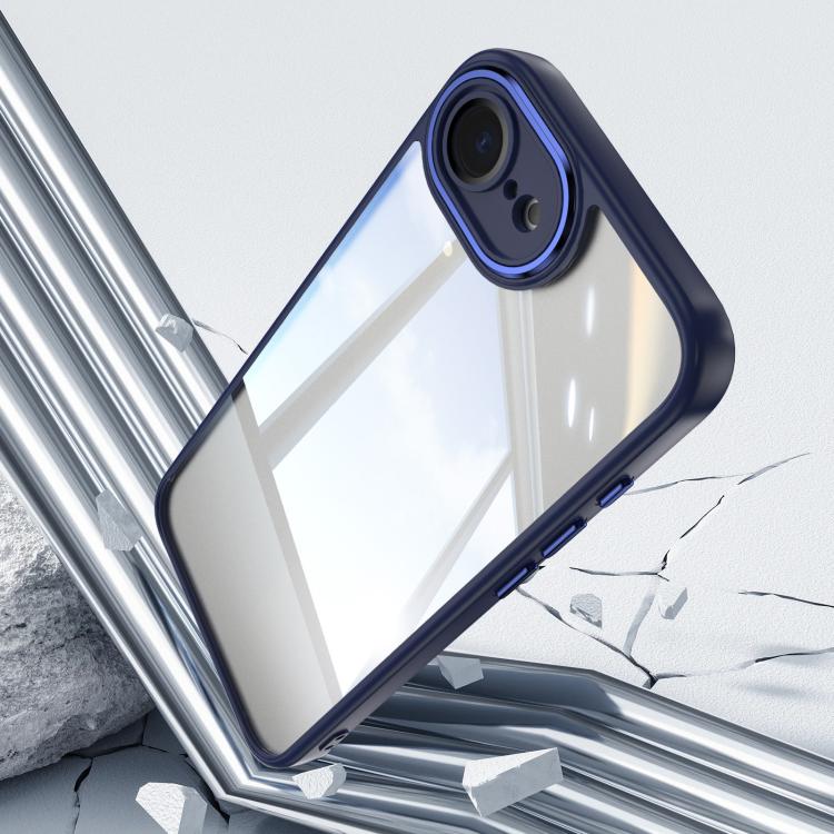 For iPhone 17e / 16e Acrylic Hybrid TPU Armor Shockproof Phone Case