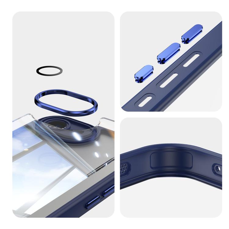 For iPhone 17e / 16e Acrylic Hybrid TPU Armor Shockproof Phone Case