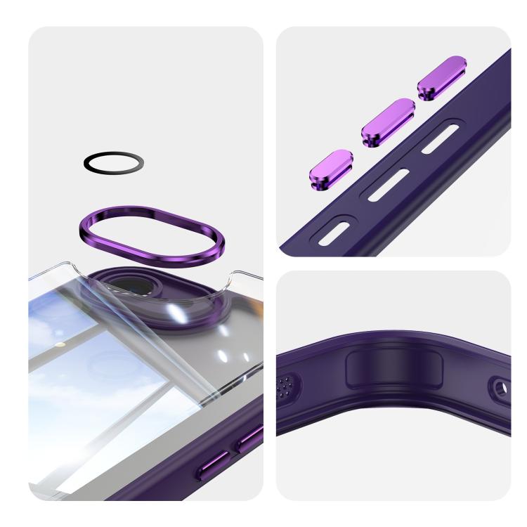 For iPhone 17e / 16e Acrylic Hybrid TPU Armor Shockproof Phone Case