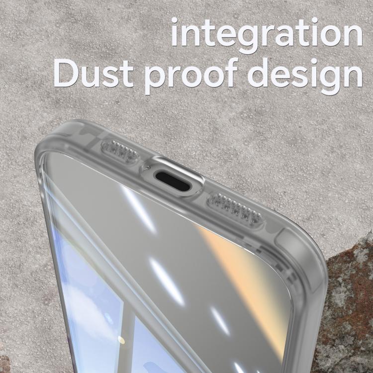 For iPhone 17e / 16e Acrylic Hybrid TPU Armor Shockproof Phone Case