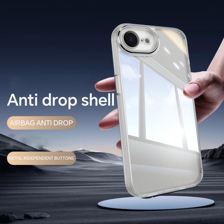 For iPhone 17e / 16e Acrylic Hybrid TPU Armor Shockproof Phone Case