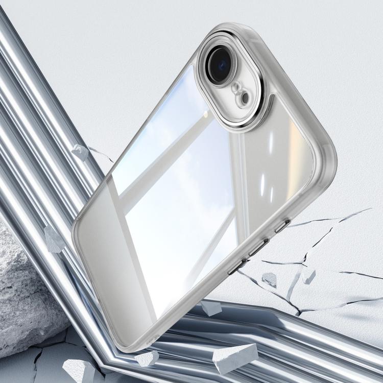 For iPhone 17e / 16e Acrylic Hybrid TPU Armor Shockproof Phone Case