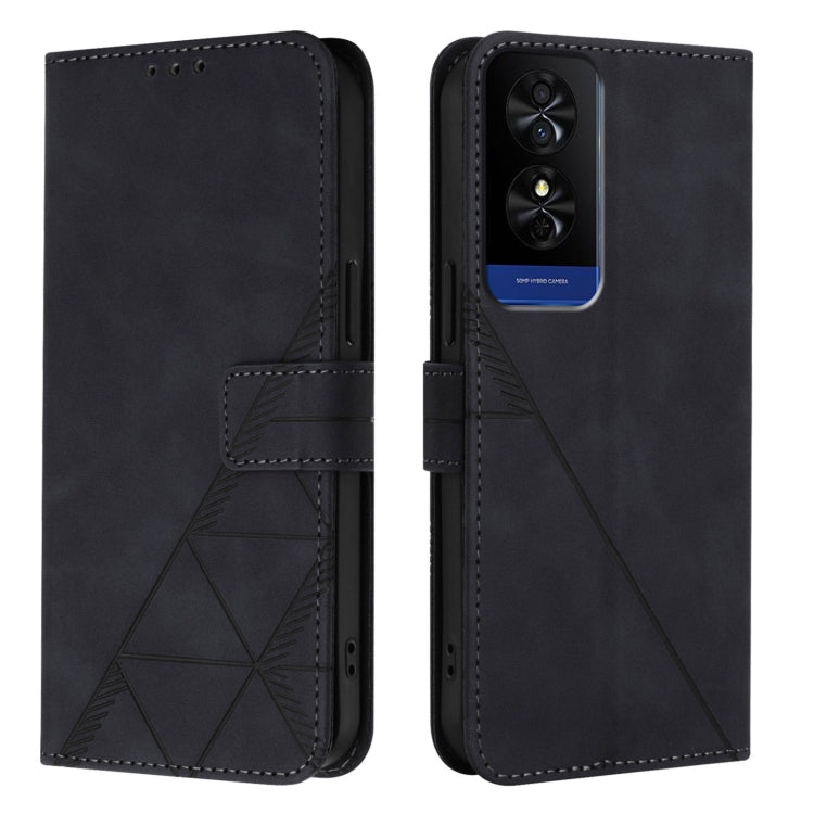 For TCL 50 5G Crossbody 3D Embossed Flip Leather Phone Case