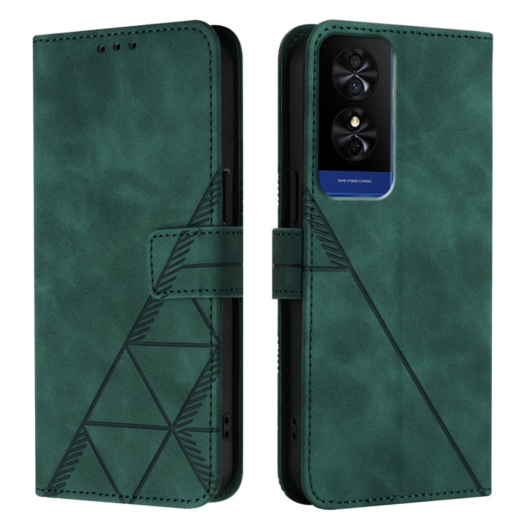 For TCL 50 5G Crossbody 3D Embossed Flip Leather Phone Case