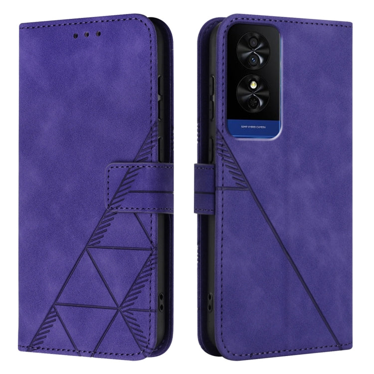 For TCL 50 5G Crossbody 3D Embossed Flip Leather Phone Case