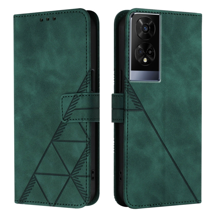 For TCL 50 XE 5G Crossbody 3D Embossed Flip Leather Phone Case