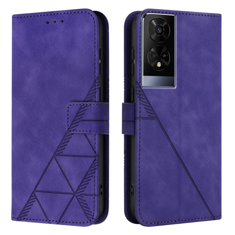 For TCL 50 XE 5G Crossbody 3D Embossed Flip Leather Phone Case