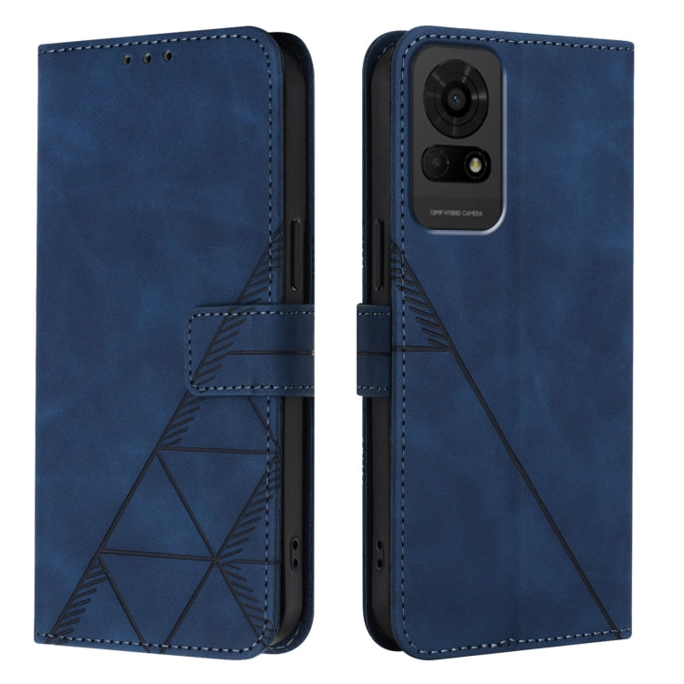 For TCL 50 LE 5G Crossbody 3D Embossed Flip Leather Phone Case