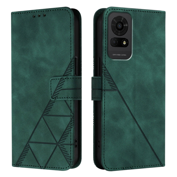 For TCL 50 LE 5G Crossbody 3D Embossed Flip Leather Phone Case