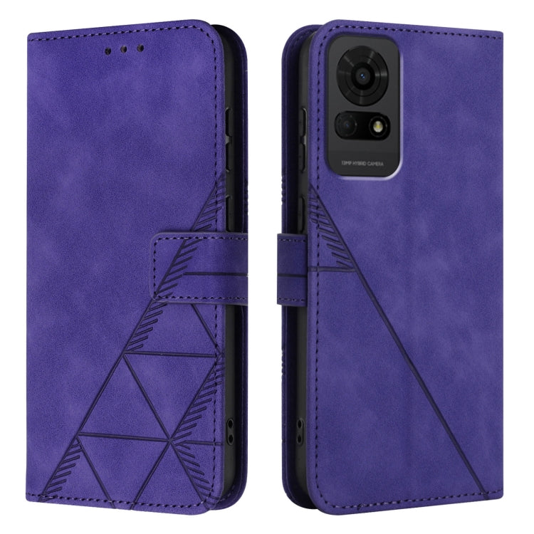 For TCL 50 LE 5G Crossbody 3D Embossed Flip Leather Phone Case