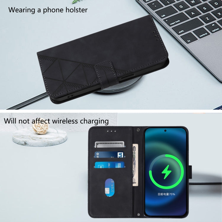 For TCL 50 Pro NxtPaper Crossbody 3D Embossed Flip Leather Phone Case