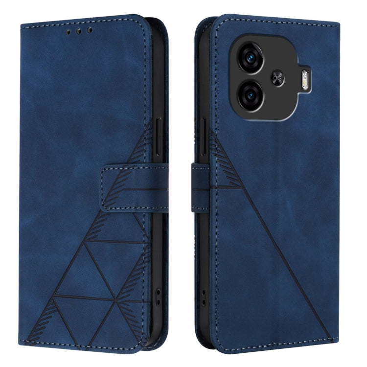 For vivo iQOO Z9 5G / iQOO Z9 Turbo 5G Crossbody 3D Embossed Flip Leather Phone Case