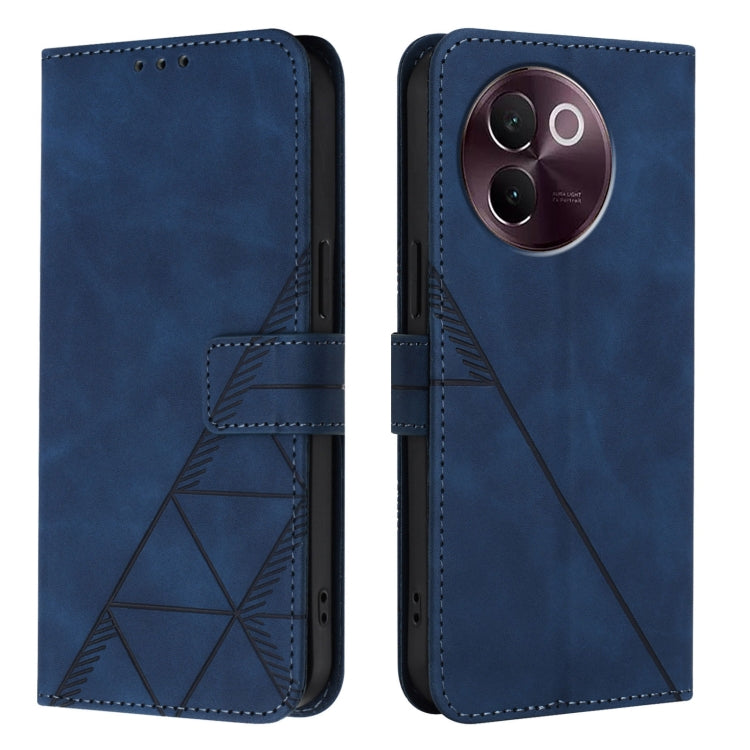 For vivo V30e 5G Global Crossbody 3D Embossed Flip Leather Phone Case