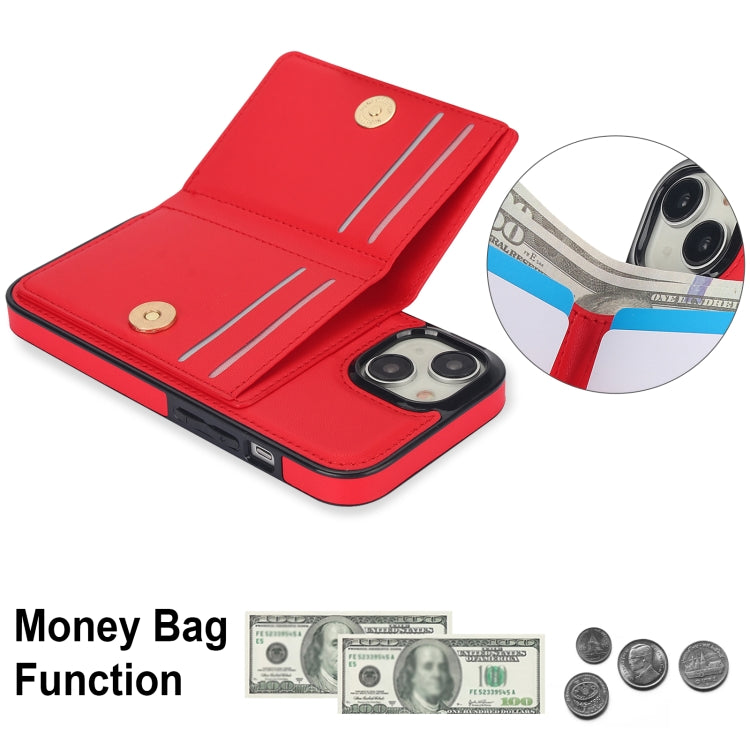For iPhone 15 Plus RFID Anti-theft Card Ring Holder Phone Case