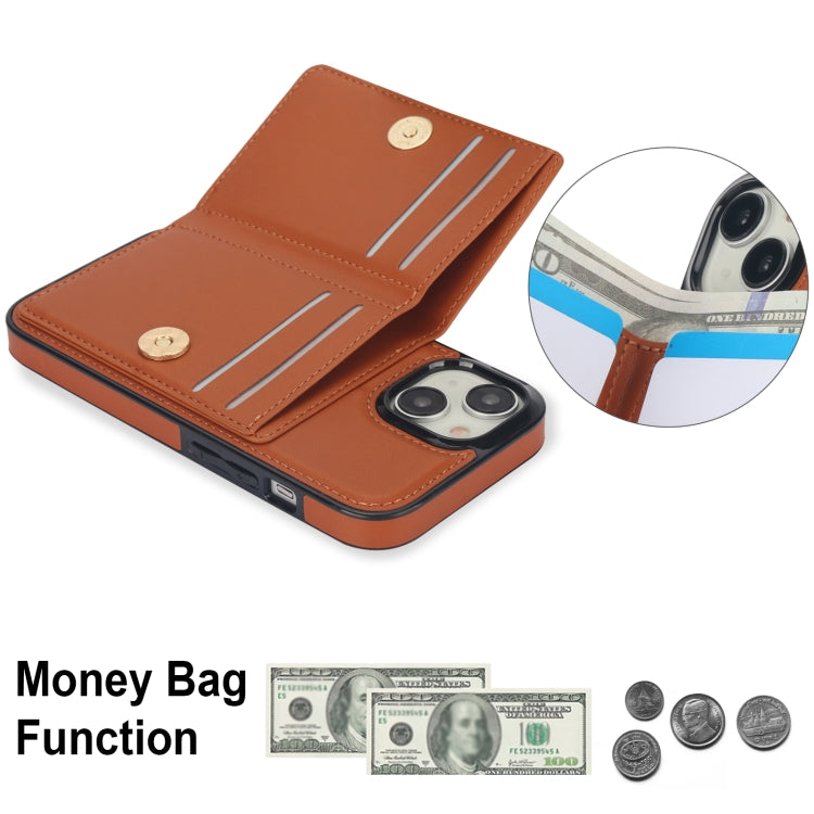 For iPhone 15 Plus RFID Anti-theft Card Ring Holder Phone Case