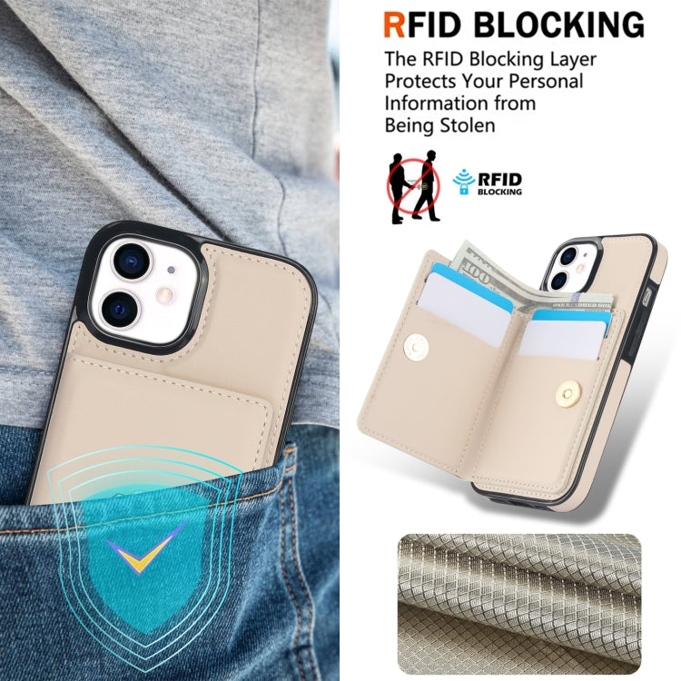 For iPhone 14 Plus RFID Anti-theft Card Ring Holder Phone Case