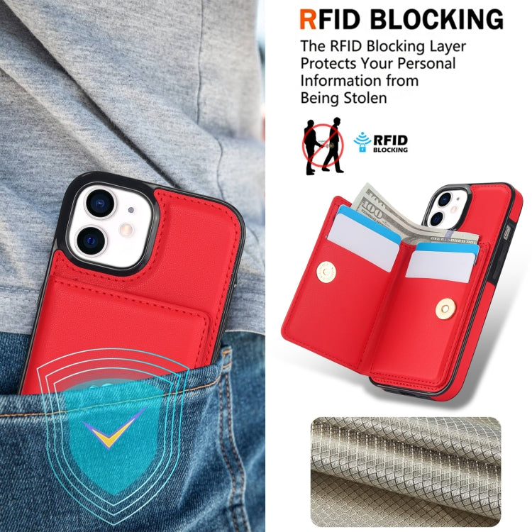 For iPhone 14 Plus RFID Anti-theft Card Ring Holder Phone Case