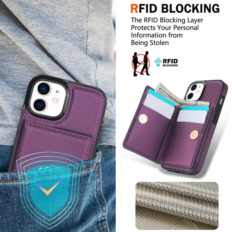 For iPhone 14 Plus RFID Anti-theft Card Ring Holder Phone Case