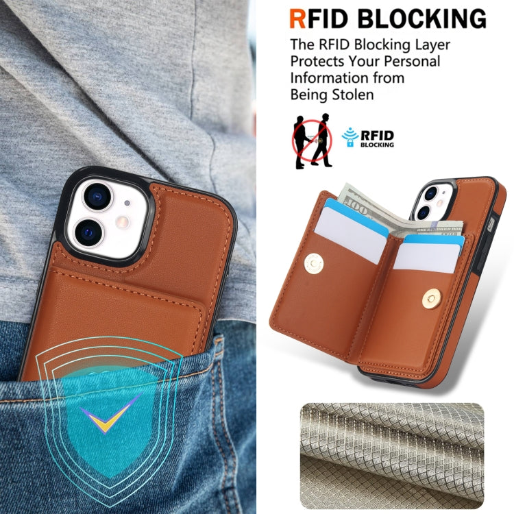 For iPhone 14 Plus RFID Anti-theft Card Ring Holder Phone Case