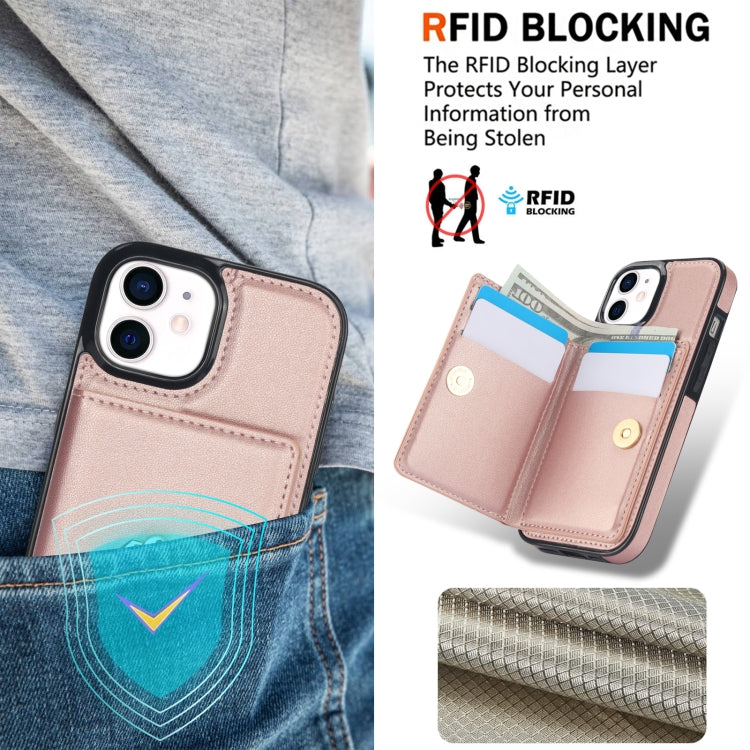 For iPhone 14/13 RFID Anti-theft Card Ring Holder Phone Case