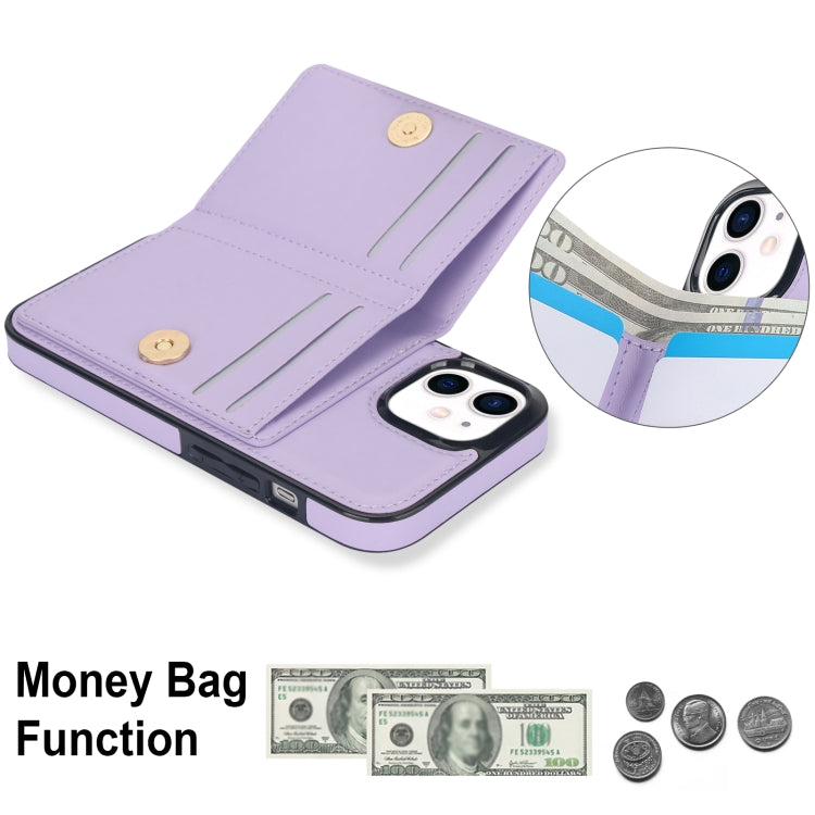 For iPhone 14/13 RFID Anti-theft Card Ring Holder Phone Case
