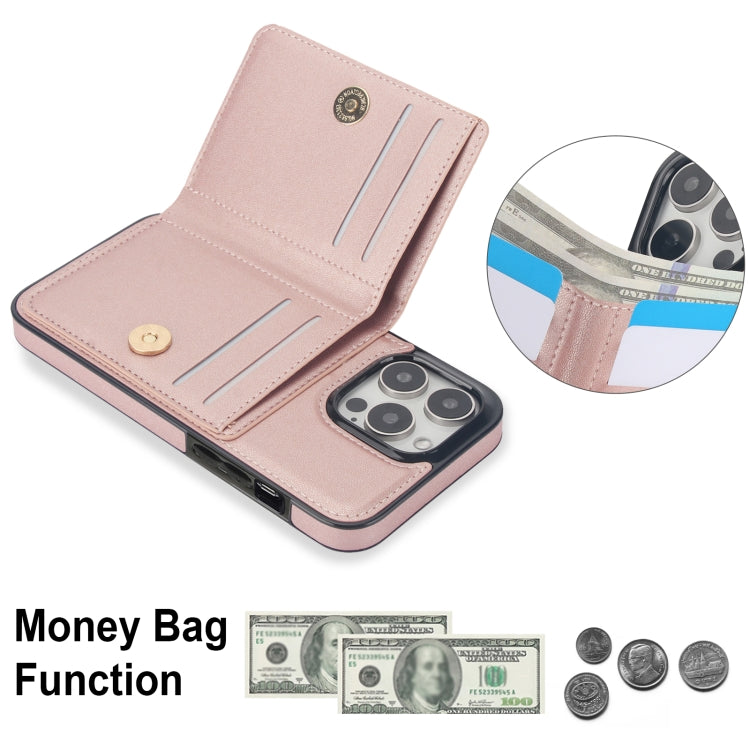 For iPhone 14 Pro RFID Anti-theft Card Ring Holder Phone Case