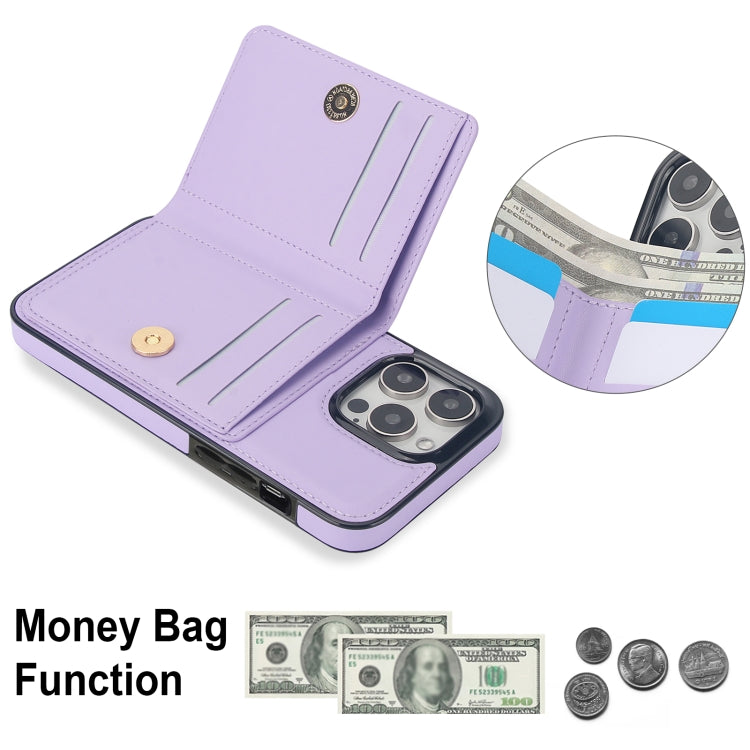 For iPhone 13 Pro RFID Anti-theft Card Ring Holder Phone Case
