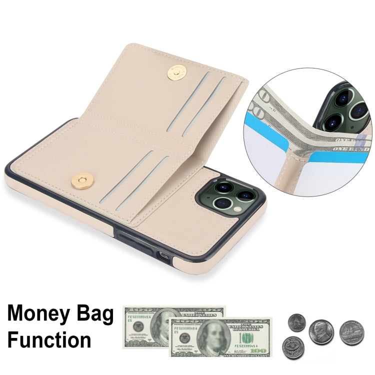 For iPhone 11 Pro RFID Anti-theft Card Ring Holder Phone Case