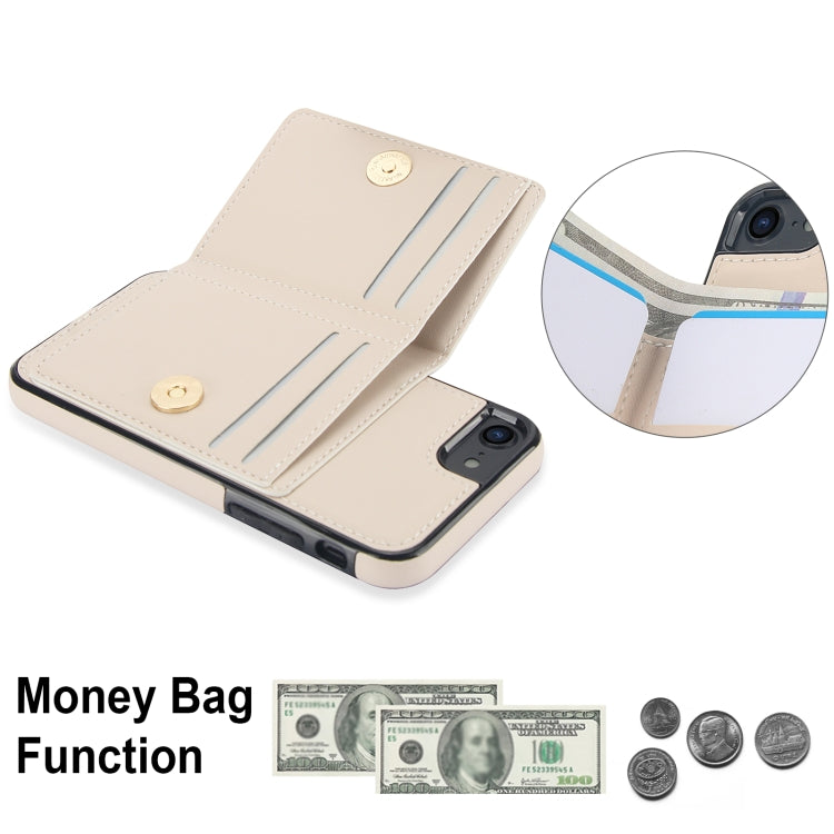 For iPhone 8 Plus / 7 Plus RFID Anti-theft Card Ring Holder Phone Case