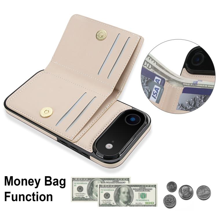 For iPhone Air RFID Anti-theft Card Ring Holder Phone Case