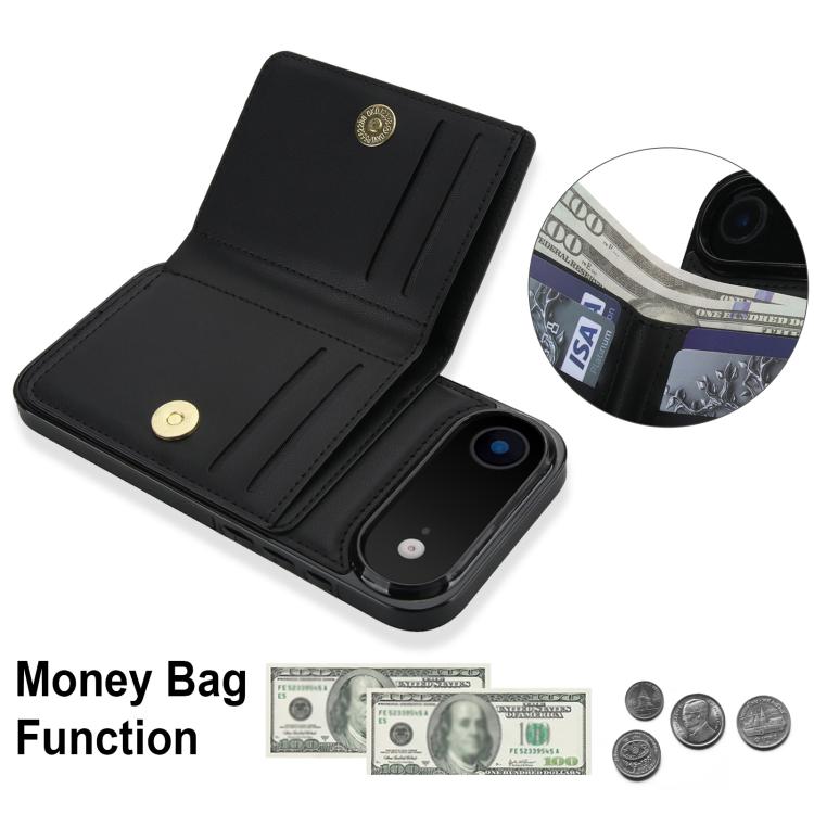 For iPhone Air RFID Anti-theft Card Ring Holder Phone Case