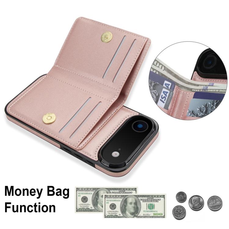 For iPhone Air RFID Anti-theft Card Ring Holder Phone Case