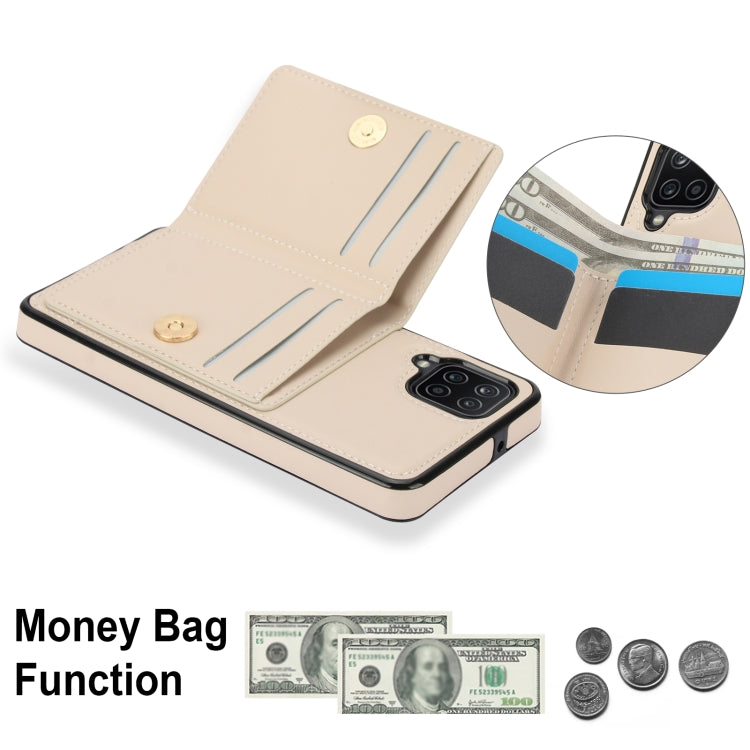 For Samsung Galaxy A12 RFID Anti-theft Card Ring Holder Phone Case