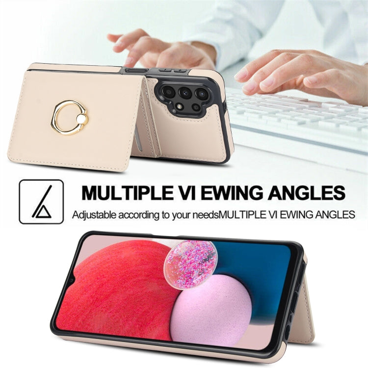 For Samsung Galaxy A13 4G/5G RFID Anti-theft Card Ring Holder Phone Case