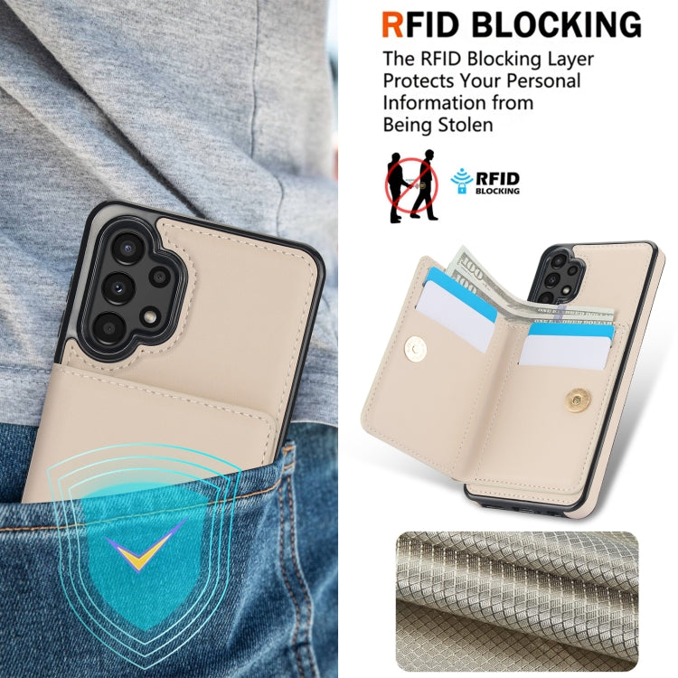 For Samsung Galaxy A13 4G/5G RFID Anti-theft Card Ring Holder Phone Case