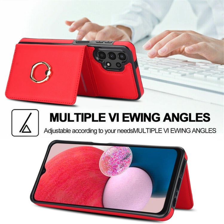 For Samsung Galaxy A13 4G/5G RFID Anti-theft Card Ring Holder Phone Case