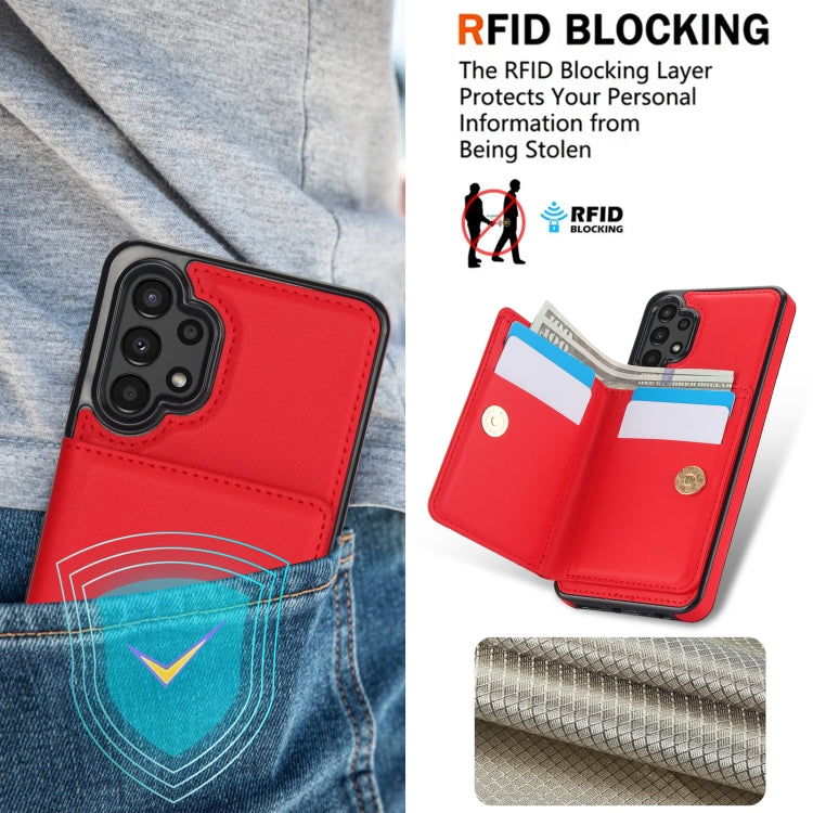 For Samsung Galaxy A13 4G/5G RFID Anti-theft Card Ring Holder Phone Case