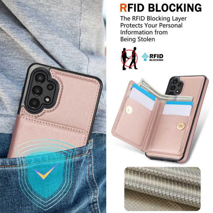 For Samsung Galaxy A13 4G/5G RFID Anti-theft Card Ring Holder Phone Case