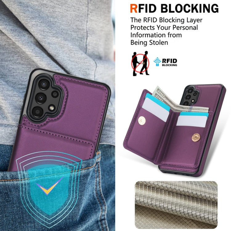 For Samsung Galaxy A13 4G/5G RFID Anti-theft Card Ring Holder Phone Case