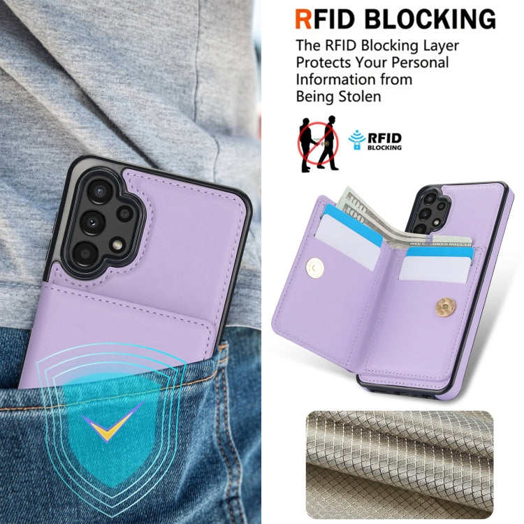 For Samsung Galaxy A13 4G/5G RFID Anti-theft Card Ring Holder Phone Case