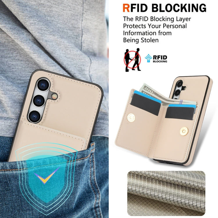 For Samsung Galaxy A15 4G/5G RFID Anti-theft Card Ring Holder Phone Case