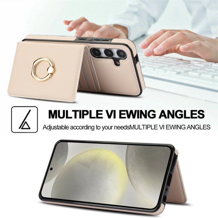 For Samsung Galaxy A55 RFID Anti-theft Card Ring Holder Phone Case