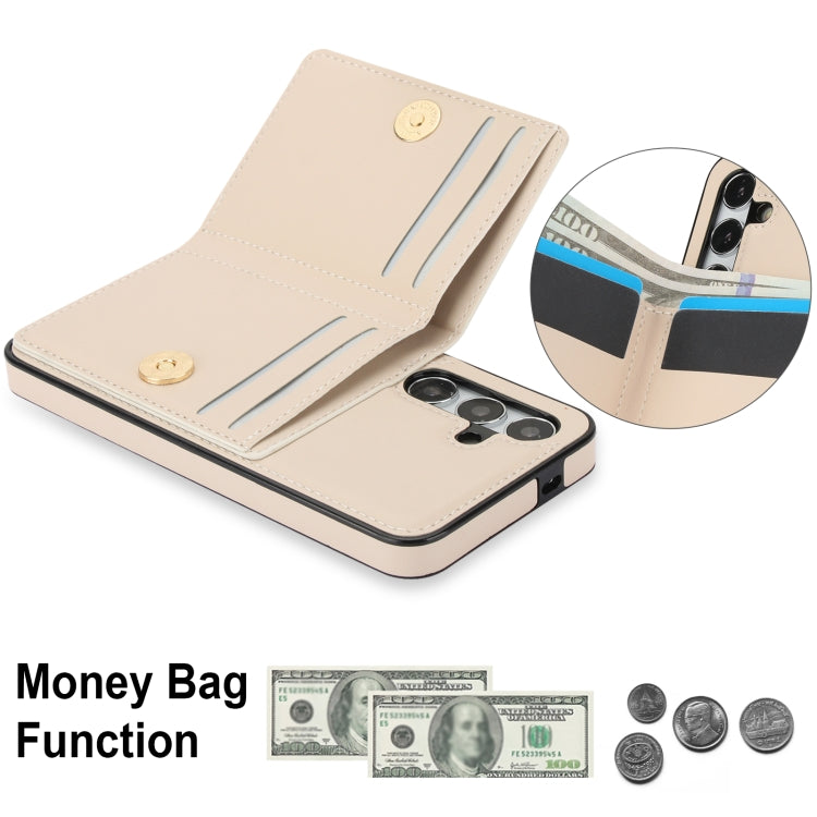 For Samsung Galaxy A55 RFID Anti-theft Card Ring Holder Phone Case